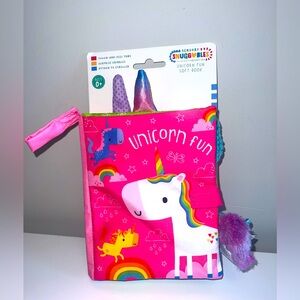 Unicorn Fun Soft Book - Pink